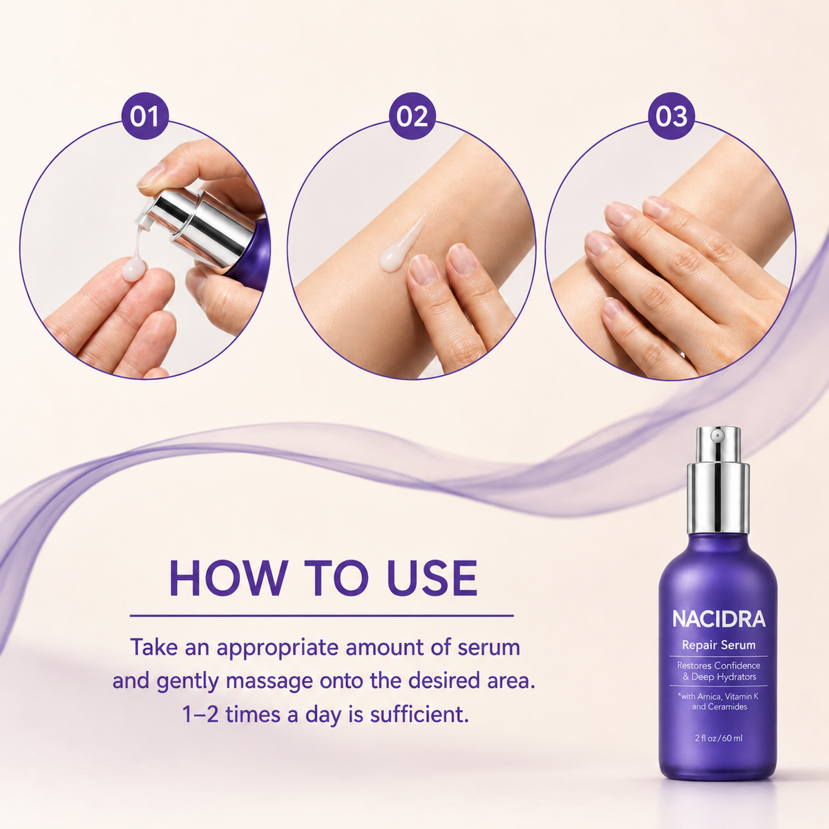 NACIDRA Bruise Defense & Repair Serum